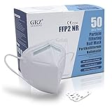 GRZ GR200 FFP2 Maske 50 Stück einzelverpackt Masken FFP2 CE zertifiziert Mundschutz Maske...