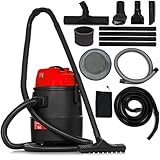 LEHMANN Poolsauger 4-in-1 mit Saugdüsen-Set, 1400 W, 30 L, Teichsauger Schlammsauger,...