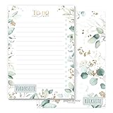 paper&you® A6 TO-DO Listen Block [Blattgold] mit 50 Blatt zum Abreißen |...