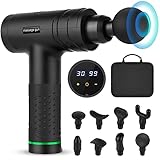 Massagepistole Massage Gun, Uplayteck Muskel Massagegerät mit 30 Geschwindigkeiten, 8...