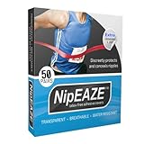 Nipeaze Brustwarzenschutz, Brustschutz für Läufer, durchsichtig, 60 pairs