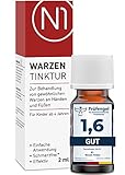 N1 Warzen Tinktur 2 ml - [Medizinprodukt] - einfach & schmerzfrei nur 1x pro Woche -...