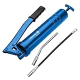 HÖGERT TECHNIK Fettpresse 8000PSI Handfettpresse 400g Fett Handhebelfettpresse Presse -...