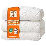 DREAMWAY Bettdecke 135x200 4 Jahreszeiten 2 teilig inklusive Ganzjahresdecke...