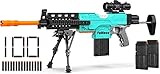 Elektrische Spielzeug Pistole Gun Sniper, 3 Mode Automatisch Toy Foam Blaster mit Scope, 2...