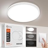 Matane Deckenlampe LED Deckenleuchte Flach 18W, 3 stufen Dimmbar,...