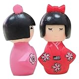 EPIGEIST 2 Stück Mini Kimono Puppe Miniatur Dekoration Für Zuhause Sammler Kimono Puppe...