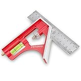 Zenakio Kombinationswinkel 15cm - Präzises Messen und Markieren -...