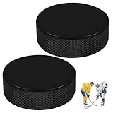 EIHI 2 Stück Übung Hockey Pucks,Erwachsenen Eishockey,3“ Durchmesser/ 1“...
