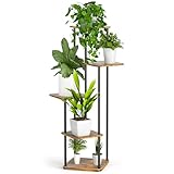 Likapop Blumenständer 5-Tier, Mehrlagiger Pflanzenständer, Metall Pflanzenregal...