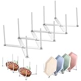 WuGU Deckelhalter Rippchenhalter aus Edelstahl, Verstellbarer Spareribshalter,...