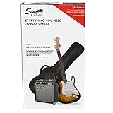 Fender Squier Stratocaster® Pack BSB · E-Gitarren Set, sunburst