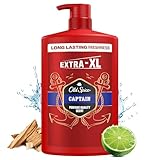 Old Spice Captain 3-in-1 Duschgel für Haar, Gesicht und Körper 1000 ml,...