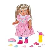 BABY born Kindergarten Little Sister, Puppe mit Haaren und Funktionen ohne Batterie, inkl....