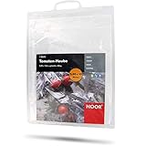 NOOR Tomatenhaube gelocht 0,65 x 10m I Transparenter Tomatenpflanzenschutz I 20 STK. für...