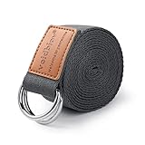 voidbiov D-Ring-Schnalle Yoga-Gurt, Strapazierfähiger BaumwolleVerstellbarer Gürtel,...