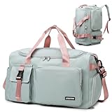 Suweir Sporttasche Damen Herren 42L Reisetasche mit Schuhfach Nassfach Wasserdicht...