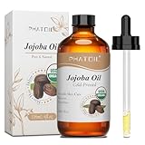 PHATOIL Jojobaöl Bio Kaltgepresst 118ML, Jojoba Oil USDA Organic 100% Rein...