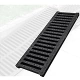 GFLPSQIA entwässerungsrinne Grabenabdeckungsgitter 2 2,5 3 4 5 cm Höhe, Rechteckige...