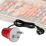 EXLECO Grillmotor Elektromotor Grill Barbecue Rotisserie-Motor ABS DC 220V-240V Regelbar...