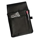 Kellnertasche Leder für Kellnerbörse Kellnerholster Kellnerhalfter schwarz -...