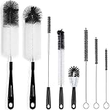 ALINK Flaschenbürste Reinigungspinsel [8er Set] - Langer Flaschen Reiniger...