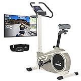 Skandika Ergometer Morpheus | Heimtrainer für Zuhause, 12 kg Schwungmassensystem, 32...