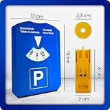 PROCAR EQUIPMENT Parkscheibe Auto Deutsche Qualitäts Multifunktions (Parkscheibe mit Uhr,...