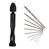 SEWOART Handbohrmaschine Professioneller Mini Handbohrer Mit Spiralbohrern Für Präzise...