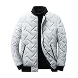 Mymyguoe Übergangsjacke Herren Leicht Steppjacke Warm Übergangsjacke Gesteppt...