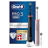 Oral-B Pro 3 3900 Elektrische Zahnbürste/Electric Toothbrush, Doppelpack & 3...