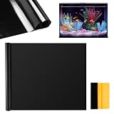 ZMDMAH Statisch Haftender Aquariumhintergrund, 40 x 200 CM Aquarium Folie...