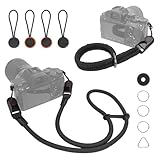 Hossom Kamera Handschlaufe und Schultergurt Kombi-Set mit Schnellverschluss-System –...