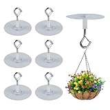 XhjzgcTech 6 Stück Klebehaken Extra Stark Deckenhaken Selbstklebende Deckenhaken Ohne...