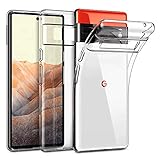 Oprimio Kristallklar Hülle für Google Pixel 6 [Silikon Hülle] [%100 Durchsichtig]...