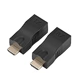 Tihebeyan RJ45 Adapter zu HDMI 1.4 Extender Netzwerkkabel Cat 5e / 6...
