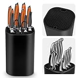 Universal Messerblock ohne Messer Ninonly Messerhalter Messer Schere Organizer mit 21...