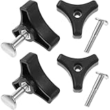 IWOWHERO Rasenmähergriff Ersatzteil Satz mit Dreiecksgriff und Schraube Universell...