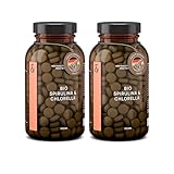 2er Set - Bio Spirulina Chlorella Tabletten - je 3000mg Spirulina & Chlorella Pulver pro...