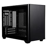 Cooler Master MasterBox NR200P Mini-ITX-PC-Gehäuse - Seitenwand aus gehärtetem Glas,...