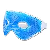 Schramm® Kühlmaske mit Gel Perlen Kühlbrille Augenmaske Gelmaske Schlafmaske...