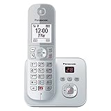 Panasonic Dual-Micro/Nano, KX-TG6861GS Schnurlostelefon mit Anrufbeantworter...