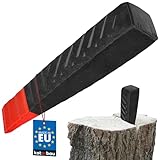 KOTARBAU® Geschmiedeter Spaltkeil aus Stahl 235 mm 2.5 kg Keil Spaltgranate...