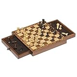 goki 56919 Magnetisches Schachspiel mit Schubladen