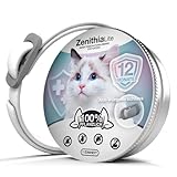 ZENITHIA Zeckenhalsband für Katzen- Flohhalsband hundeFlohschutz Halsband für Hunde –...