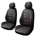 SOBONITO Auto-Sitzbezüge Vordersitze Kunst Nappa-Leder,Sitzbezug Set...