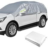 Cozlly Halbgarage Auto Winter Abdeckplane,wasserdichte Outdoor Auto...
