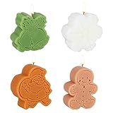 4 Packs Weihnachtskerzen, Mini Weihnachtskerzen Weihnachtsdekoration Duft Kerzen für...
