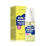 Curl Defining Mousse, Lightweight Curl Conditioner Cream Styling Mousse Soft Hold Frizz...