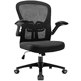Durrafy Bürostuhl,Schreibtischstuhl Bürostuhl Ergonomisch mit Hochklappbaren...